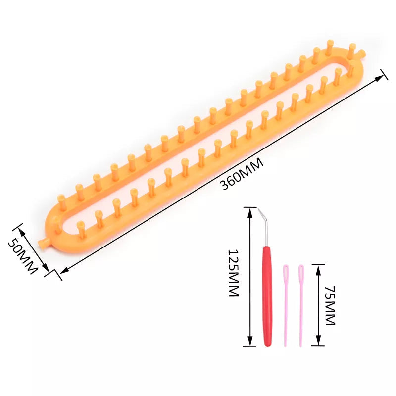 Strickrahmen ohne Nadeln – Einfaches tragbares Handarbeiten