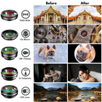 Digitalkamera im Vintage-Stil 12MP mit Wechselobjektiven