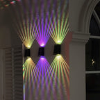 Solar-Wandleuchte mit RGB & Warmweiß – Kabellos & Automatisch