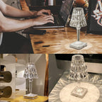 LED Kristall Tischlampe