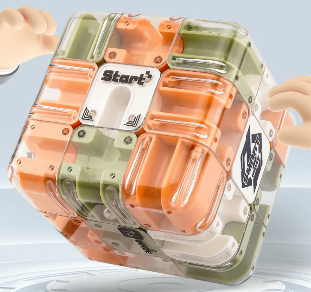 3D-Labyrinth-Würfel für Konzentration und Koordination