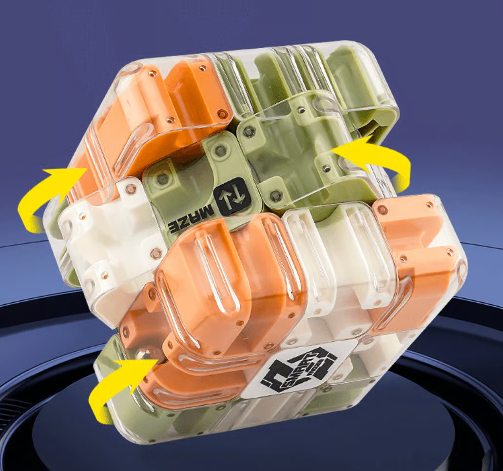 3D-Labyrinth-Würfel für Konzentration und Koordination