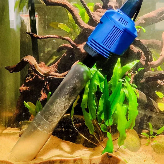 Aquarium Staubsauger elektrisch — Entfernt Schmutz & Futterreste gründlich