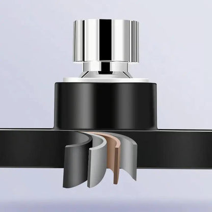 360° verstellbarer quadratischer Duschkopf – Hochdruck & luxuriöser Wasserfluss Mivoza Deutschland