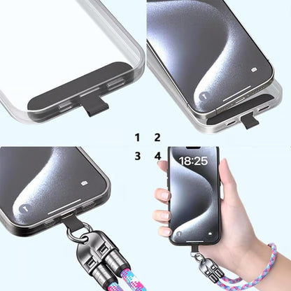 USB-C Schnelllade-Handykordel — Lanyard & Ladekabel in einem