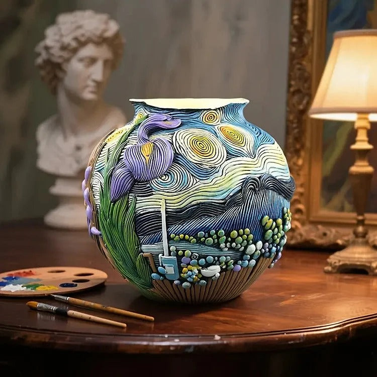 Sternennacht Deko-Vase – Aufwendig handgefertigte & exquisite Tischkunst Mivoza Deutschland