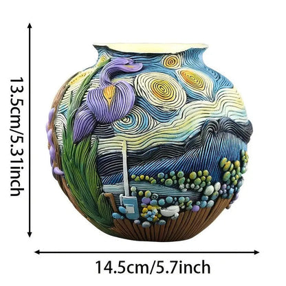 Sternennacht Deko-Vase – Aufwendig handgefertigte & exquisite Tischkunst Mivoza Deutschland