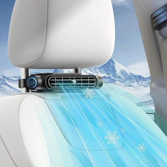 Car Seat Fan USB Plug-in Dual Turbo High Wind Power Car Interior Rear Pillow Car Fan Mivoza Deutschland