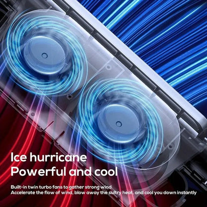 Car Seat Fan USB Plug-in Dual Turbo High Wind Power Car Interior Rear Pillow Car Fan Mivoza Deutschland