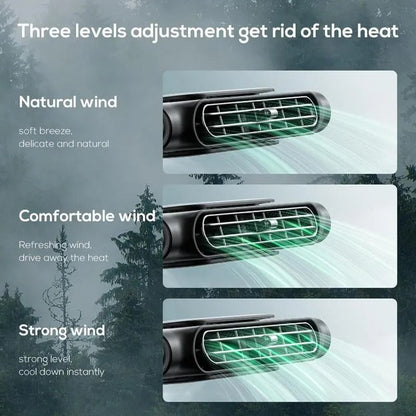 Car Seat Fan USB Plug-in Dual Turbo High Wind Power Car Interior Rear Pillow Car Fan Mivoza Deutschland