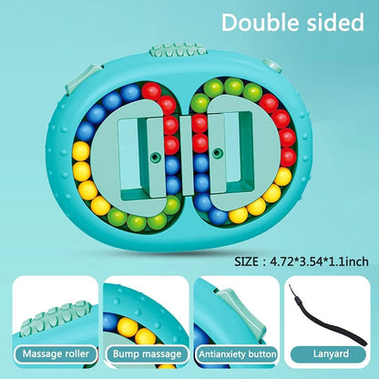 Rotierendes Bohnen-Fidget-Puzzle — Fördert Logik & Farbwahrnehmung