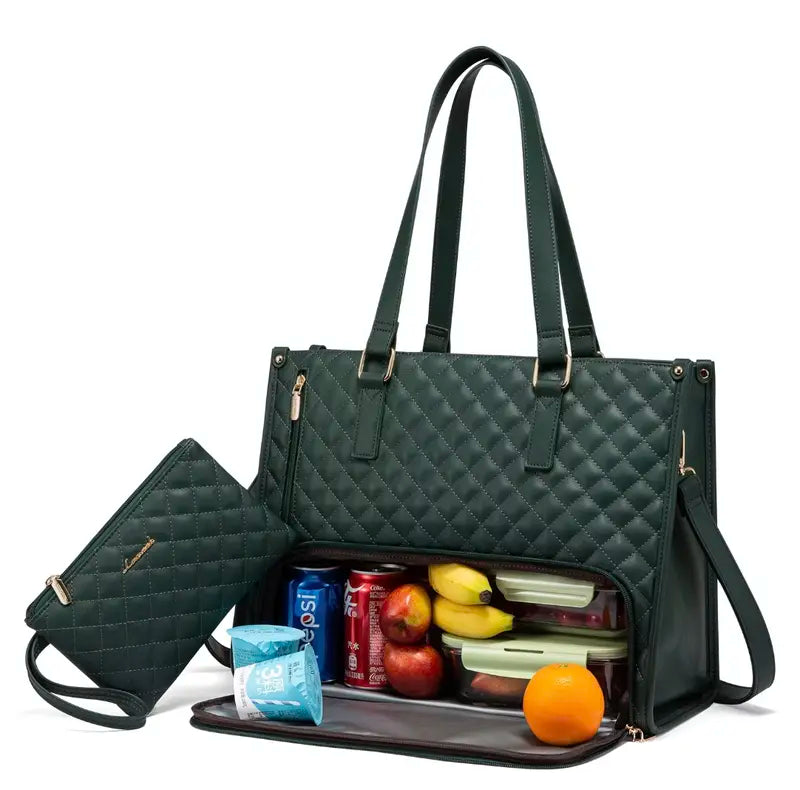 2-in-1 Elegante Tasche mit Isoliertem Lebensmittel-Fach Mivoza Deutschland