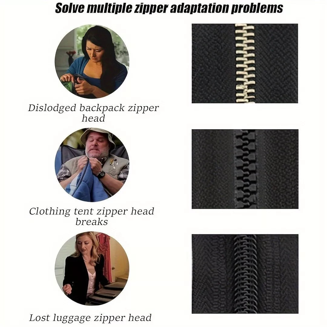 Abnehmbarer und austauschbarer Reißverschluss-Zipper – Schnelle Lösung | 12 Stück Mivoza Deutschland