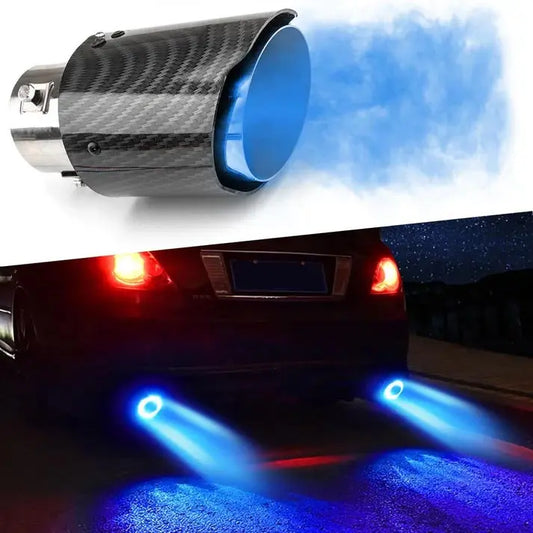 LED-Auspuffrohrspitze – Kohlefaser mit hitzebeständigem Flammeneffekt Mivoza Deutschland