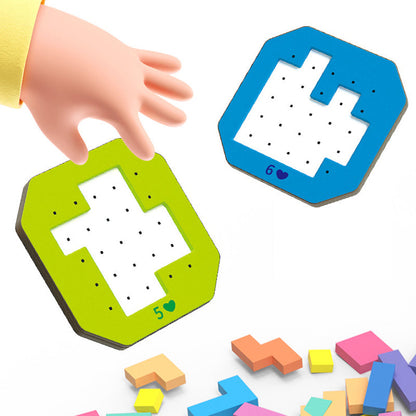 Buntes Block Puzzle Spiel Mivoza Deutschland