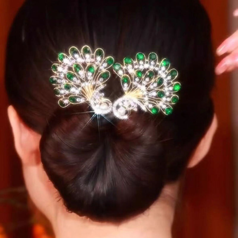 1+1 GRATIS| Vintage-Pfauen-Haarspange – Elegantes & Zeitloses Accessoire Mivoza Deutschland