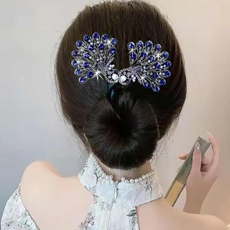 1+1 GRATIS| Vintage-Pfauen-Haarspange – Elegantes & Zeitloses Accessoire Mivoza Deutschland