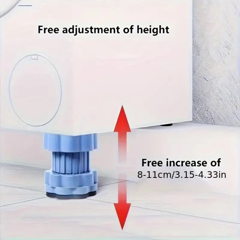 Universal verstellbare Anti-Vibrationsunterlagen für Geräte – Set Mivoza Deutschland