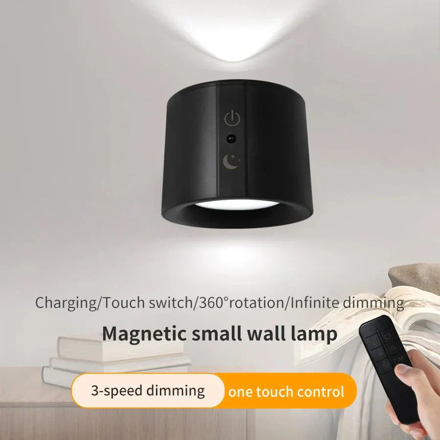 Zweiseitige Magnetische LED-Wandleuchte mit Touch- und Fernbedienung