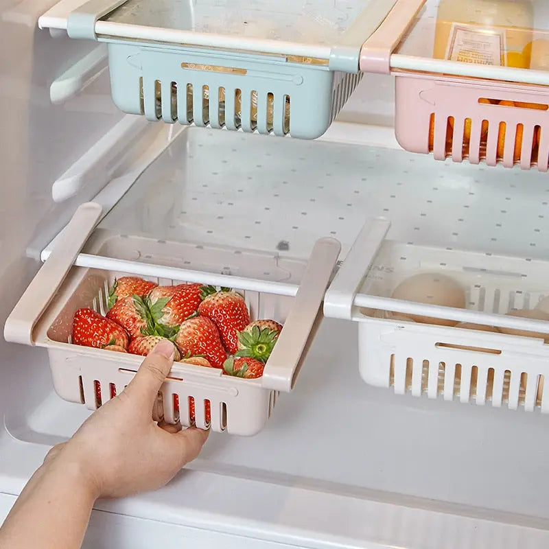 1+1 Gratis | ShelfSaver™ Kühlschrank Teleskop-Aufbewahrungskorb Mivoza Deutschland