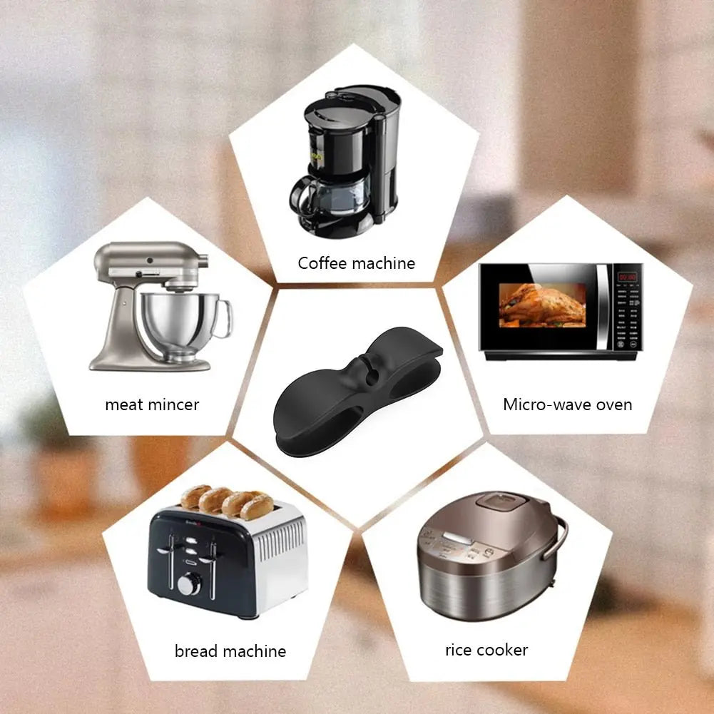 Wire Cable Organizer Tidy Management Clips Holder Adhesive Cord Storage Wrapper Winder for Kitchen Appliances Computer Charger - Lozenza