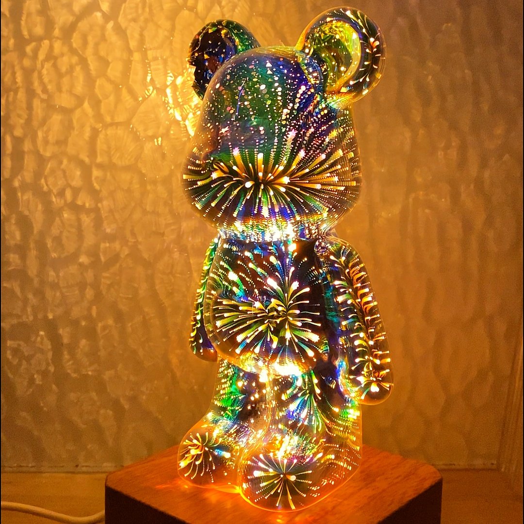 50% Rabatt | BearSpark™️ 3D Glasbär Feuerwerk - Lozenza