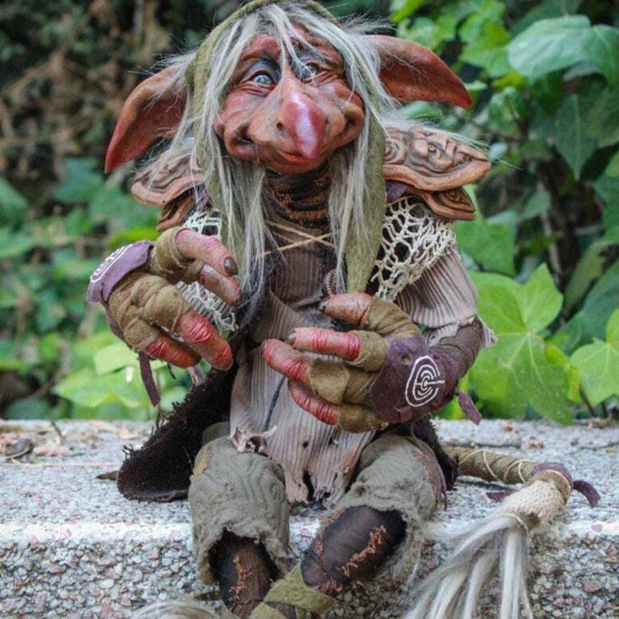 Gartenkobold-Statue aus wetterfestem Kunstharz