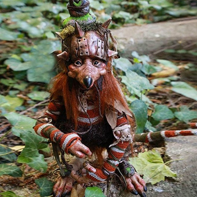 Gartenkobold-Statue aus wetterfestem Kunstharz