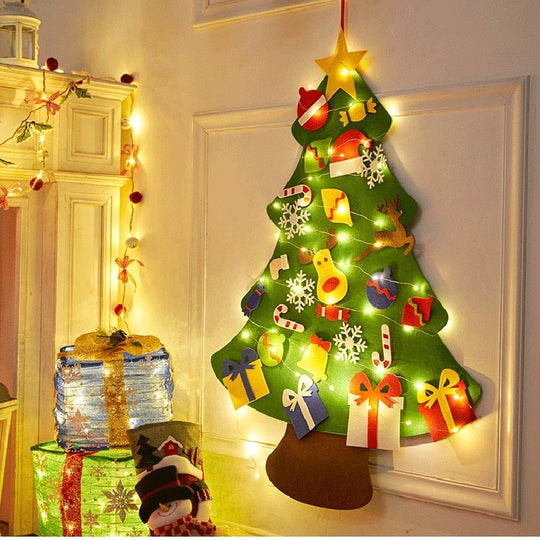 1+1 Gratis ChristTree™️ DIY FilzWeihnachtsbaum (32 Stück Ornamente